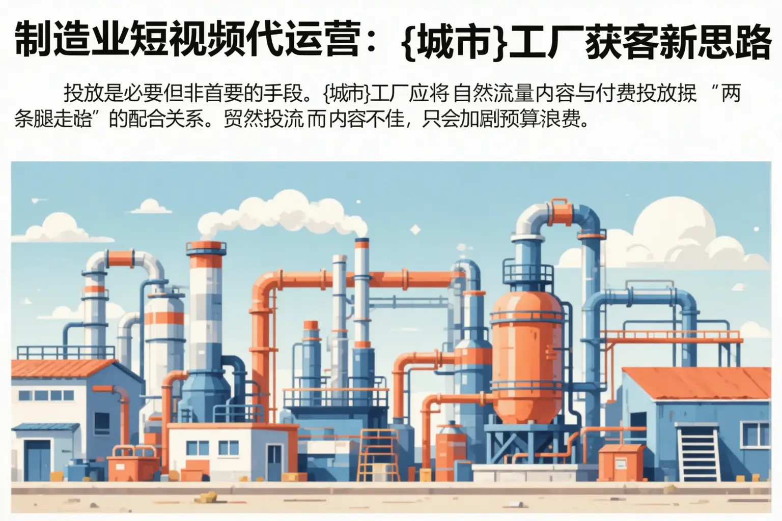 制造业短视频代运营:乐业工厂获客新思路